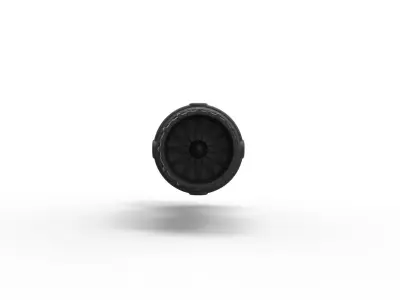 Jet engine 2 3D print model