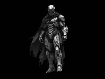high quality of Doomsday warrior 3D model