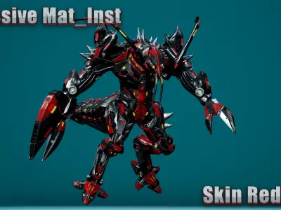 Sci-Fi Lobster Low-poly 3D model