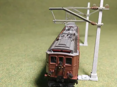 Catenery Poles Set D 1-87 FDM 3D print model