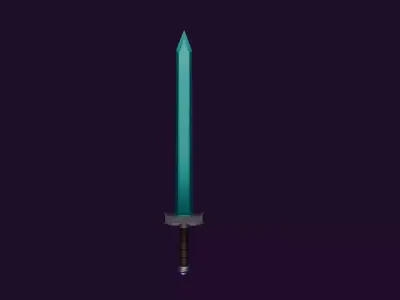 Mighty Sword Low-poly 3D model purchase