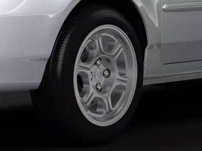 BYD F3 2016 wheel 3D model