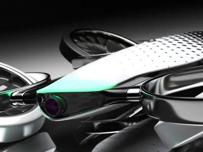 Sci-fi Drone model Free 3D model