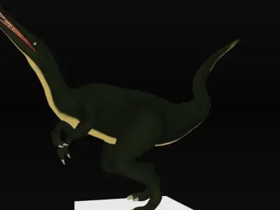 suchomimus dinosaur Low-poly 3D model