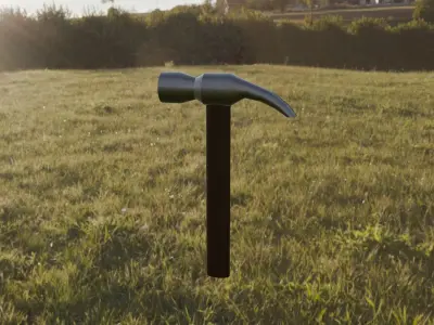 Hammer 3D model 8