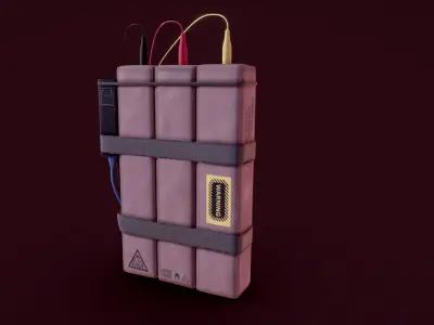 C4 Explosive 3D model