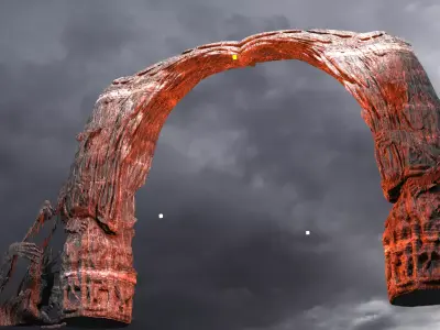Dantes Demon Clawed arch 3 3D model