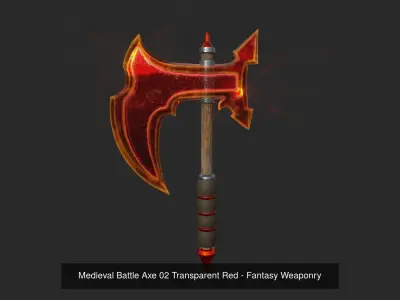 10 Medieval Battle Axe Collection - Fantasy Weaponry 3D Model Pack