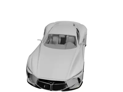 Concept Premium Super Vehicle Futuristic High Performance 3D model