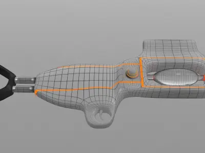 Plasma Rifle Free low-poly 3D model