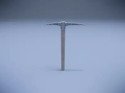 Pickaxe Low-poly 3D model order