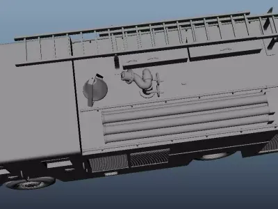 Fire Truck 3d Model 3D model