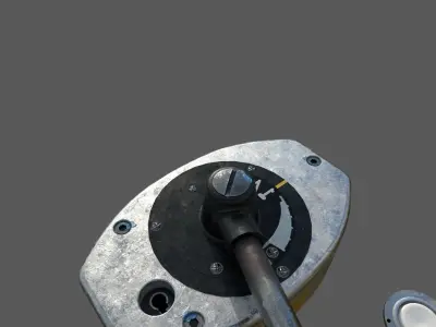 German Rails Brake Valve EE-4 Low-poly 3D model