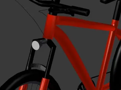 Blender made High quality bicycle 3D model