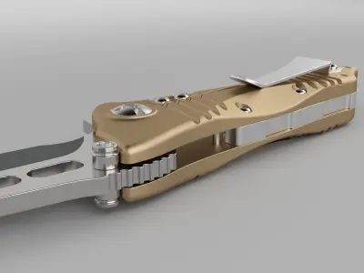 Knife Guardian tactical 3D model