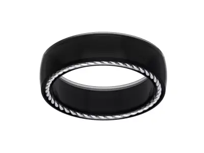 Wedding Ring  3D print model 390