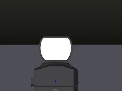 Red Dot Sight 3D Model - Game Ready Low-poly 3D model