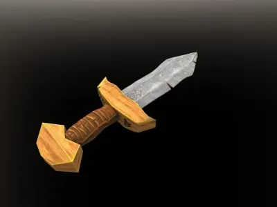 Low poly Cartoon Dwarf Tool Pack Low-poly 3D model