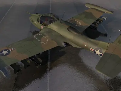 Cessna A-37B Dragonfly 3D model