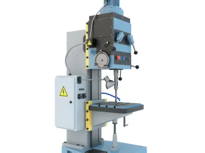 Machine tool drilling press vertical 2S132  3D model