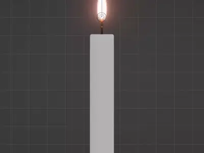 candle Free 3D model purchase