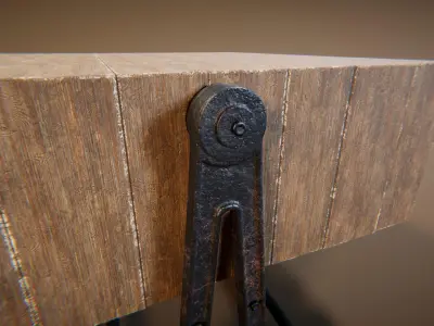 Coffee Table 7 Low-poly 3D model