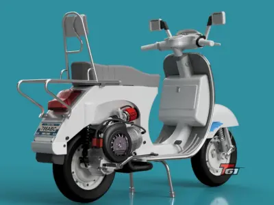 Vespa px  3D model