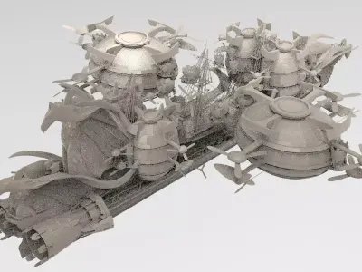 Royal Massive Zeppelin Juggernaut 3D model