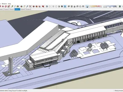 Sketchup Building V2 3D model