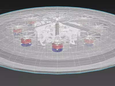Dutch Industrial Supra Cyclone - Concept 3D model