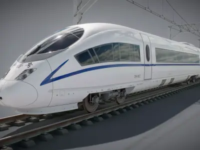 High Speed Train Siemens Velaro - PACK 3D model