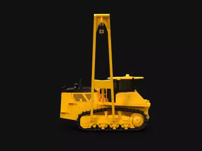 Generic Pipe Layer Crawler 3D model