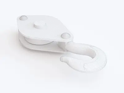Crane hook 05 3D model