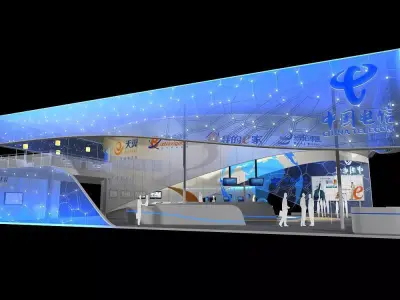 Exhibition - Size - 24X21-3DMAX2012-0037 3D model