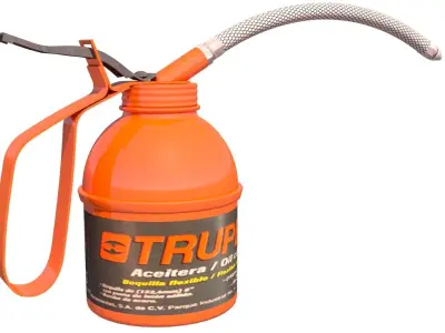 truper orange bottle with hose 3D model
