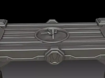 Stylized table dwarf 3D model