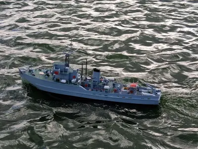1 48 Ton Class Minesweeper Building Instructions Free 3D print model