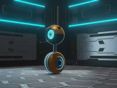  mini robot 3D model
