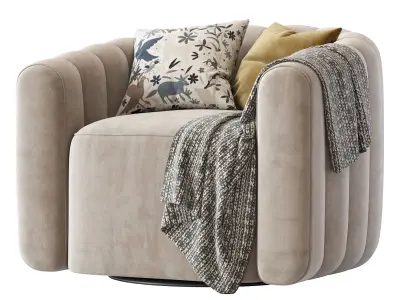 Fitz Swivel Chair 3D model purchase