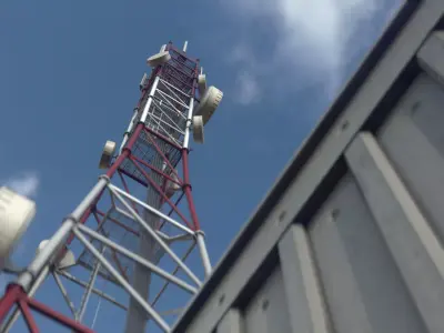 COMMUNICATION TOWER 3D model purchase