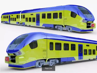 Pesa Link and Stadler tram 3D Model Pack