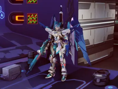 Gundam Strike Freedom 3D model