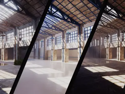 SHC Factory Hall Collection 3D Model Pack