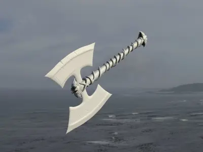 Axe Banded handle 3D model