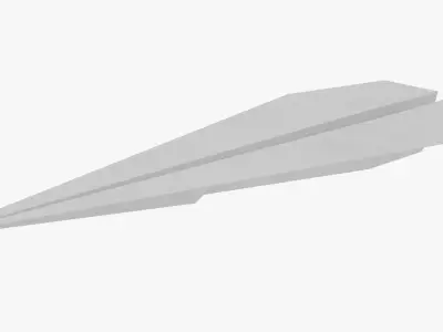 Paper Plane 3D model get