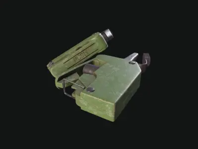 Detonator M57 Low-poly 3D model