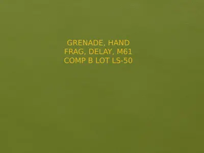 M-61 GRENADE Free 3D model
