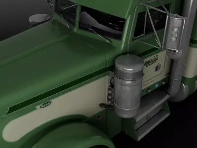 Peterbilt 379 Semi Truck - Complete Model 3D model