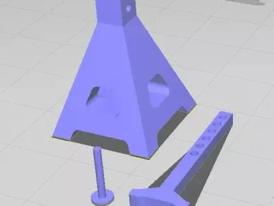 1-18 Scale Jack Stand 3D model