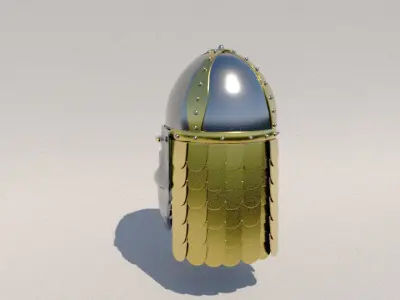 Eastern or Northern helmet 3D model